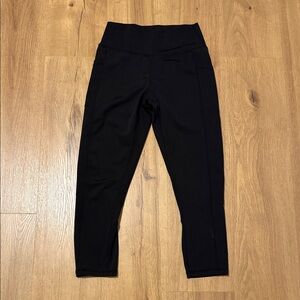 Women's Black High-Rise Performance Leggings